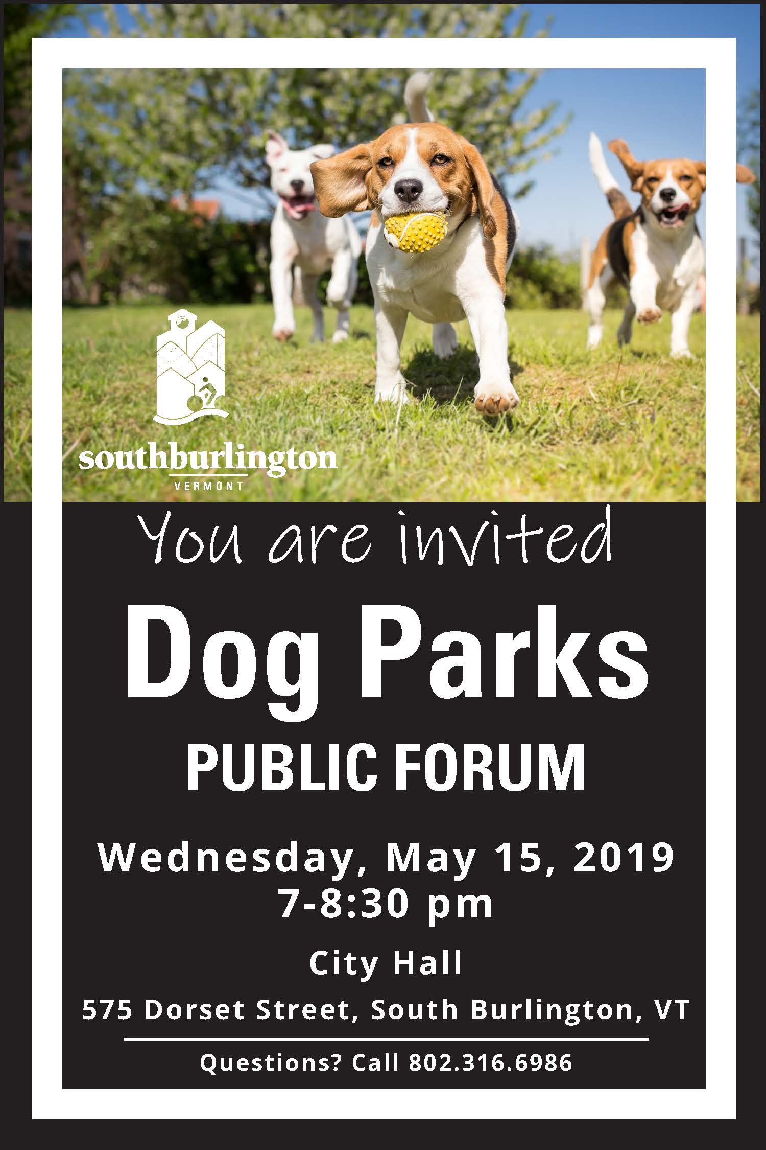 Dog Park Public Forum May 2019 